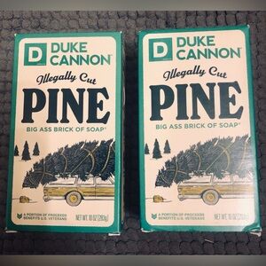 Duke Cannon Illegally Cut Pine Soap - 2 Bars - New Seasonal